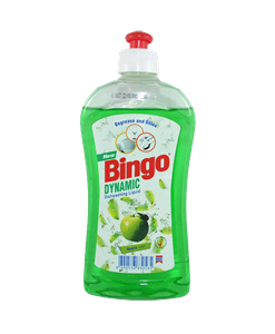 Изображение Bingo Dynamic Green Apple Posudomoyuseye Sredstwo 500ml