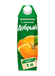 Resmi Dobrriy Portakal Meyve Suyu 1 Lt