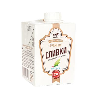 Изображение Premium Smetana Milkavita 20% 500gr