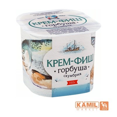 Изображение Europrom Krem Fish Gorbusa Skumbria Krem 150gr