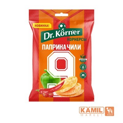Resmi Dr.korner Kornersy Cipsy Paprika Cili 50gr
