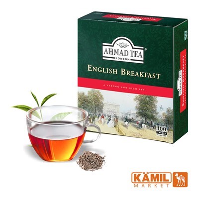 Изображение Ahmad Tea Londan English Breakfast Cay 100 Tea Bags