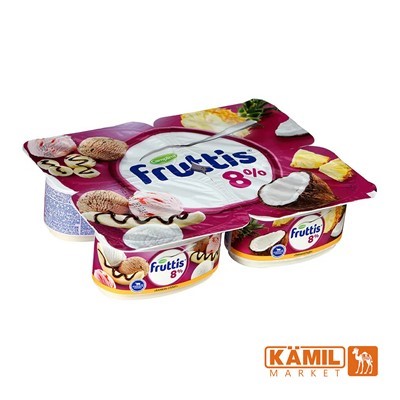 Resmi Fruttys Pinokolada/muzlu Yogurt 8% 115gr
