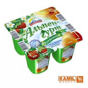 Resmi Alpengurt Yogurt 100gr 0,1% Orman Cilek/kayisi