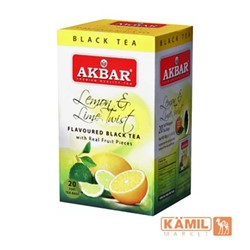 Resmi Akbar Siyah Cay 2grx20pk Lemon/line Twist