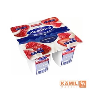 Resmi Alpenland Cilek/ahududulu Yogurt 75%
