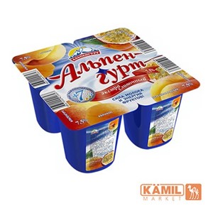 Изображение Alpengurt Yogurt 100gr 7,5% Persik/marakuya