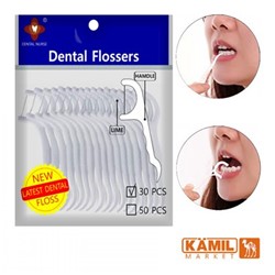 Resmi Dis Arasalanyan Çöp Dental Flooss/toothpick 30ps